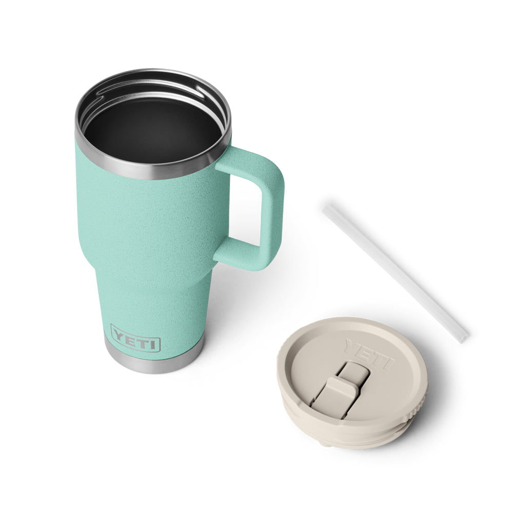 TAZA YETI 30oz TRAVEL STRAW MUG CAP COLOR SEA STONE 21071507209