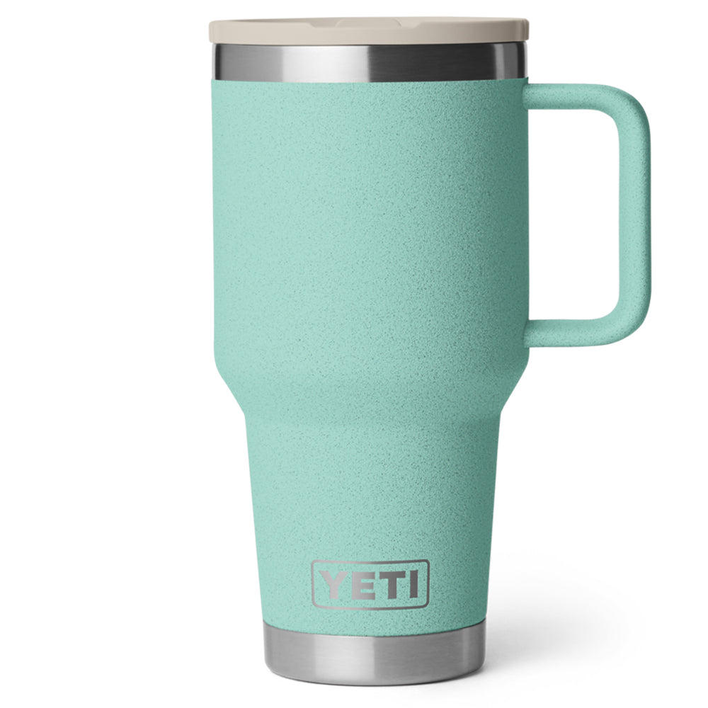 21071507209 TAZA RAMBLER 30oz TRAVEL STRAW MUG CAP COLOR MATCHED SEA STONE MARCA YETI