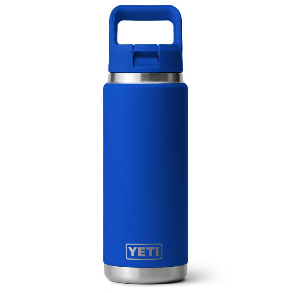 21071507314 TERMO RAMBLER 26oz STRAW BOTTLE COLOR MATCHED ROYAL BLUE MARCA YETI