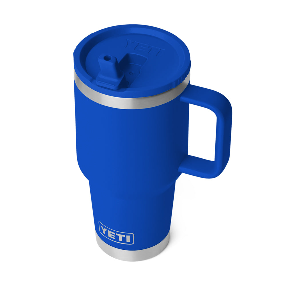 21071507315 TAZA RAMBLER 30oz TRAVEL STRAW MUG CAP COLOR MATCHED ROYAL BLUE MARCA YETI