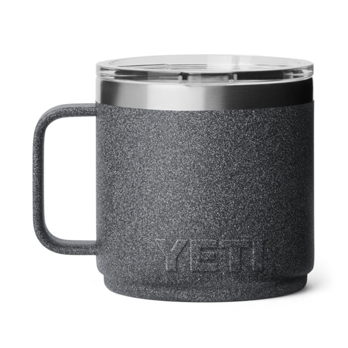21071507345 TAZA RAMBLER 14oz MUG 2.0 CON CERAMICA TAPA MAGNETICA BLACK STONE MARCA YETI