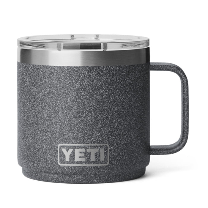 21071507345 TAZA RAMBLER 14oz MUG 2.0 CON CERAMICA TAPA MAGNETICA BLACK STONE MARCA YETI