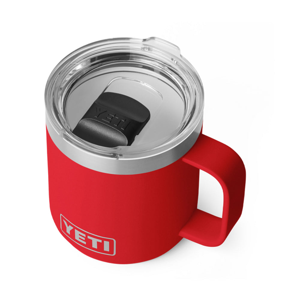 21071507350 TAZA RAMBLER 10oz STK MUG CON CERAMICA TAPA MAGNETICA RESCUE RED MARCA YETI