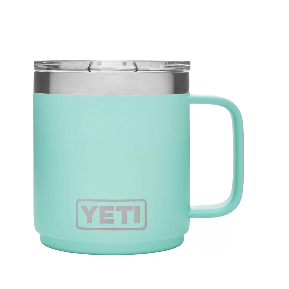 21071507353 TAZA RAMBLER 10oz STK MUG CON CERAMICA TAPA MAGNETICA SEAFOAM MARCA YETI