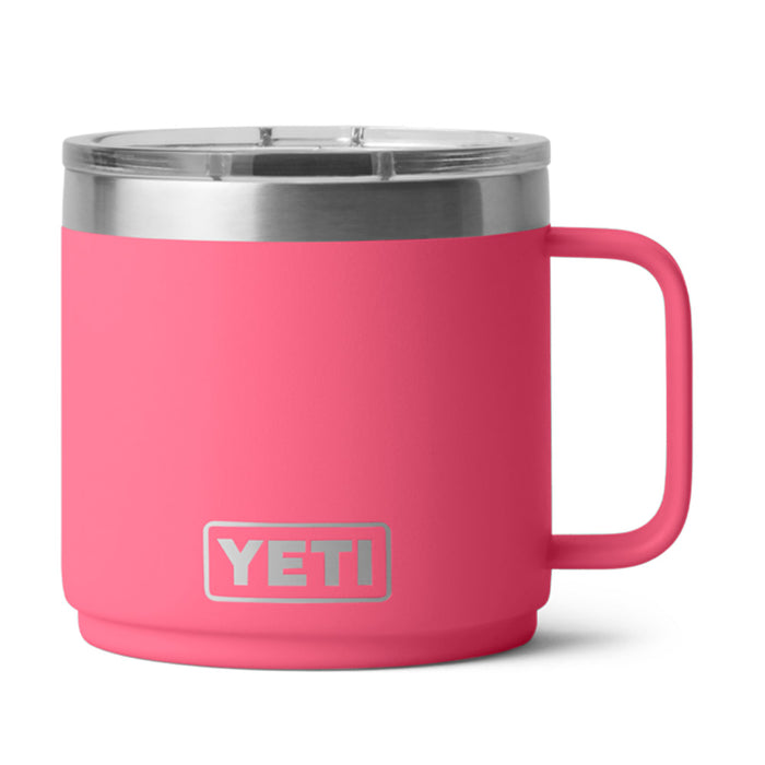 21071507359 TAZA RAMBLER 14oz MUG 2.0 CON CERAMICA TAPA MAGNETICA TROPICAL PINK MARCA YETI