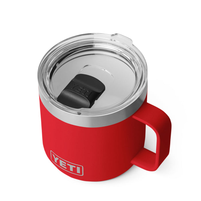 21071507361 TAZA RAMBLER 14oz MUG 2.0 CON CERAMICA TAPA MAGNETICA RESCUE RED MARCA YETI