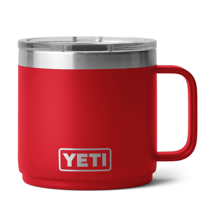 21071507361 TAZA RAMBLER 14oz MUG 2.0 CON CERAMICA TAPA MAGNETICA RESCUE RED MARCA YETI