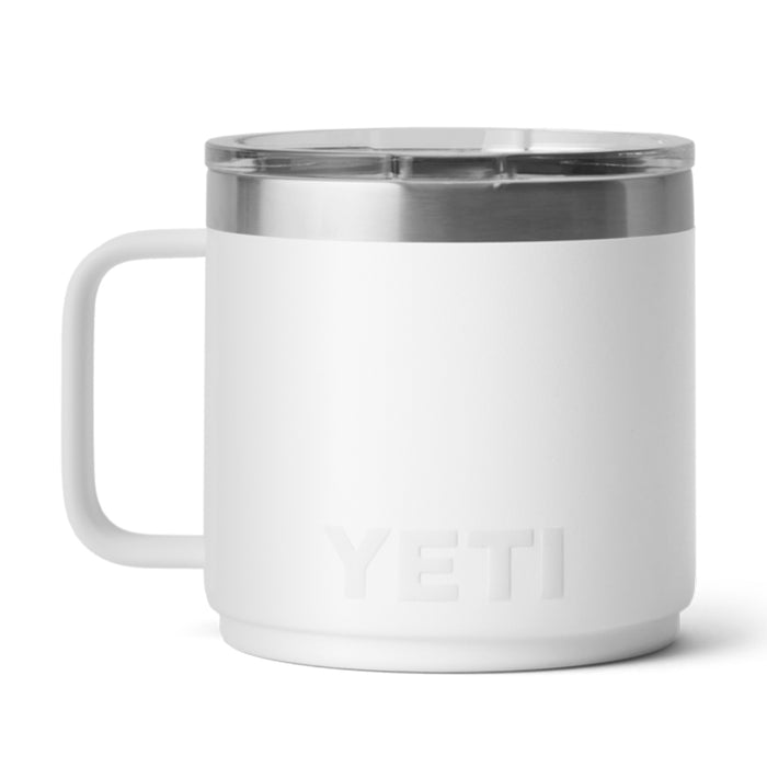 21071507363 TAZA RAMBLER 14oz MUG 2.0 CON CERAMICA TAPA MAGNETICA BLANCO MARCA YETI