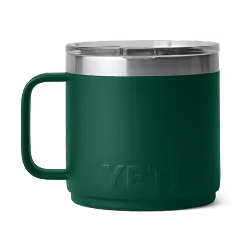 21071507367 TAZA RAMBLER 14oz MUG 2.0 CON CERAMICA TAPA MAGNETICA BLACK FOREST GREEN MARCA YETI