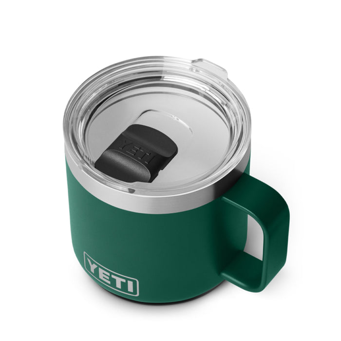 21071507367 TAZA RAMBLER 14oz MUG 2.0 CON CERAMICA TAPA MAGNETICA BLACK FOREST GREEN MARCA YETI