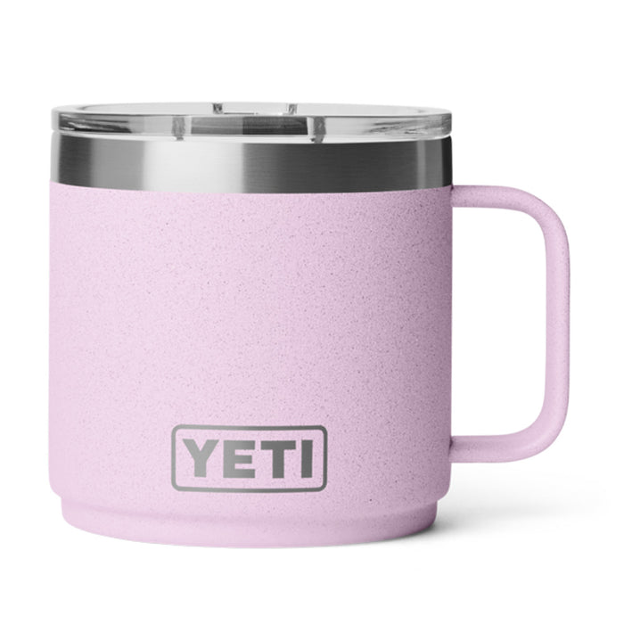 21071507368 TAZA RAMBLER 14oz MUG 2.0 CON CERAMICA TAPA MAGNETICA CHERRY BLOSSOM MARCA YETI