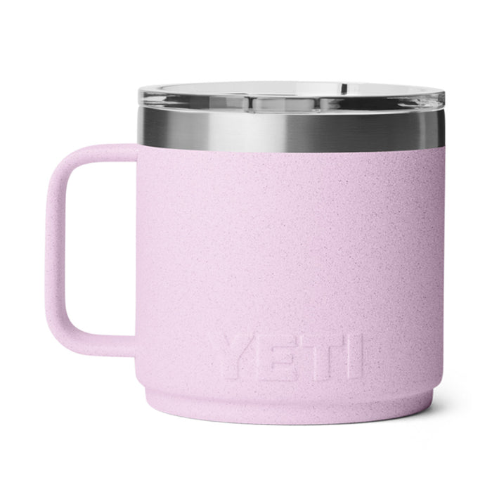 21071507368 TAZA RAMBLER 14oz MUG 2.0 CON CERAMICA TAPA MAGNETICA CHERRY BLOSSOM MARCA YETI