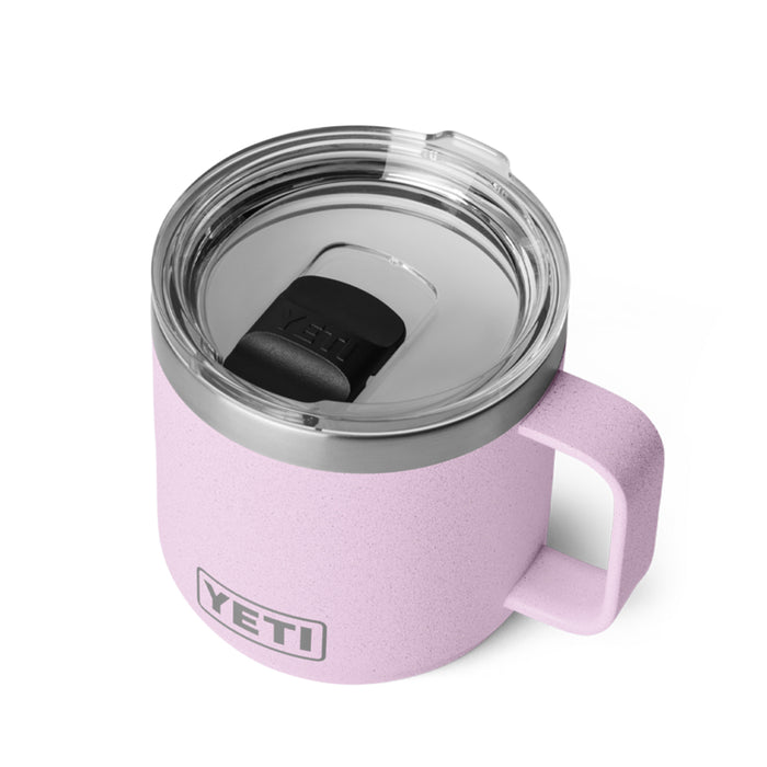 21071507368 TAZA RAMBLER 14oz MUG 2.0 CON CERAMICA TAPA MAGNETICA CHERRY BLOSSOM MARCA YETI