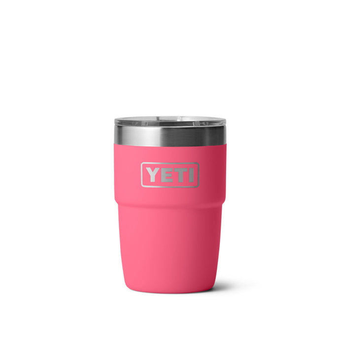 21071507371 TERMO RAMBLER 8oz STACKABLE CUP CON CERAMICA TAPA MAGNETICA TROPICAL PINK MARCA YETI