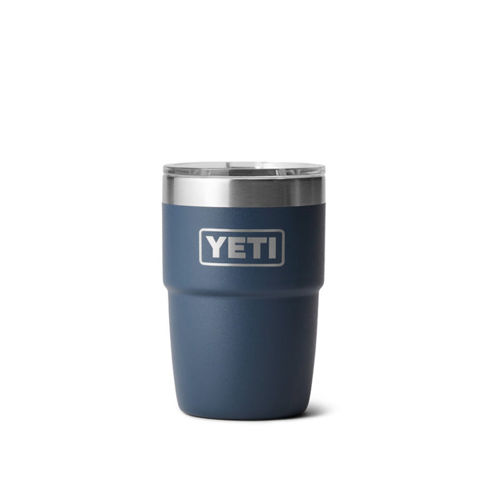 21071507372 TERMO RAMBLER 8oz STACKABLE CUP CON CERAMICA TAPA MAGNETICA MARINO MARCA YETI