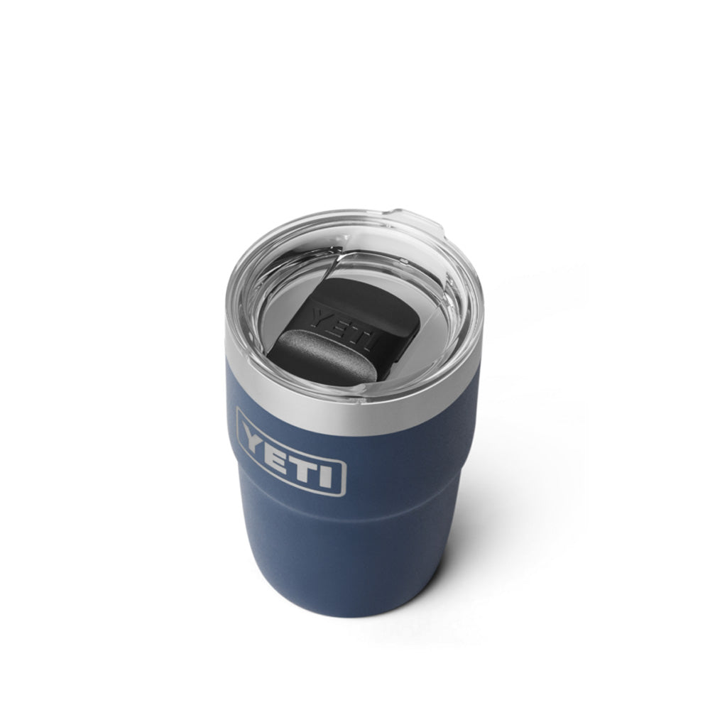 21071507372 TERMO RAMBLER 8oz STK CUP CON CERAMICA TAPA MAGNETICA MARINO MARCA YETI