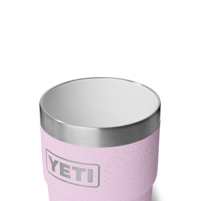 21071507380 TERMO RAMBLER 8oz STACKABLE CUP CON CERAMICA TAPA MAGNETICA CHERRY BLOSSOM MARCA YETI