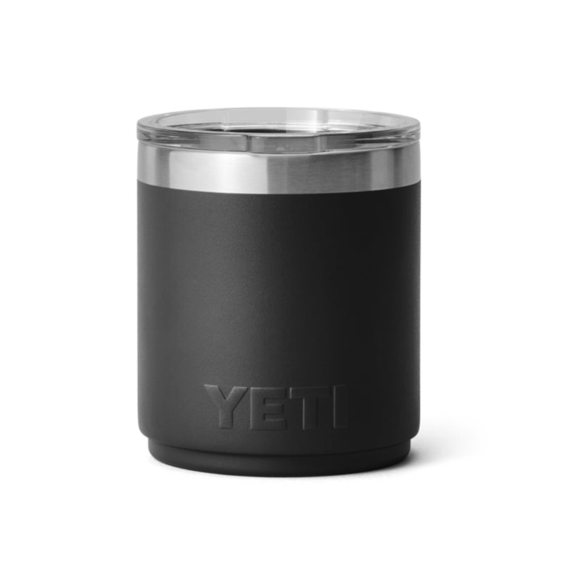 21071507383 TERMO RAMBLER 10oz LOWBALL 2.0 CON CERAMICA TAPA MAGNETICA NEGRO MARCA YETI