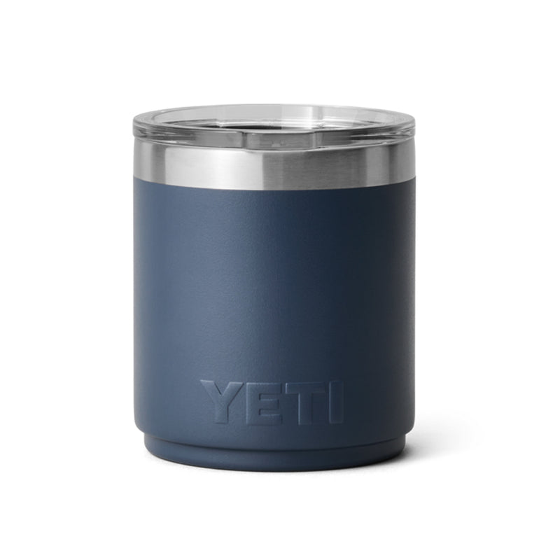 21071507384 TERMO RAMBLER 10oz LOWBALL 2.0 CON CERAMICA TAPA MAGNETICA MARINO MARCA YETI