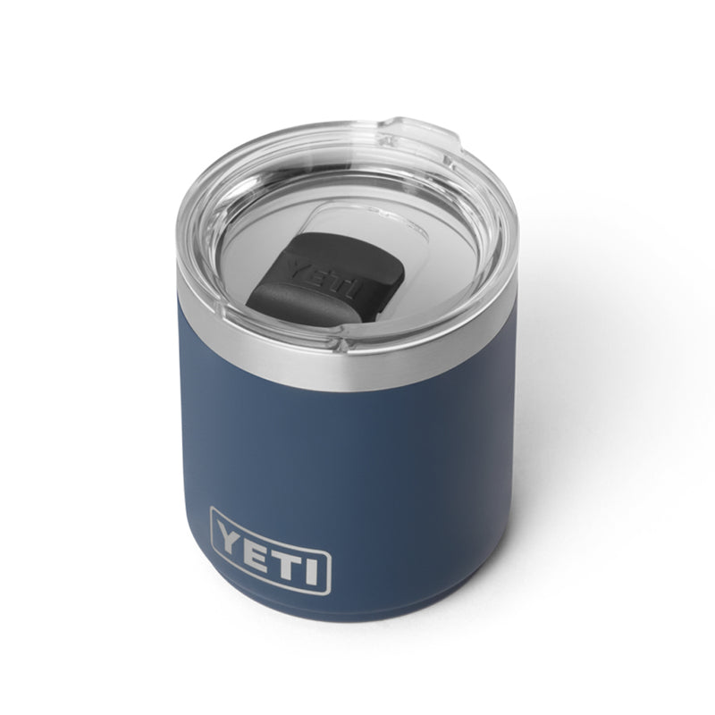 21071507384 TERMO RAMBLER 10oz LOWBALL 2.0 CON CERAMICA TAPA MAGNETICA MARINO MARCA YETI
