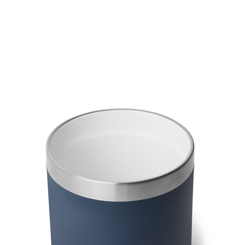 21071507384 TERMO RAMBLER 10oz LOWBALL 2.0 CON CERAMICA TAPA MAGNETICA MARINO MARCA YETI