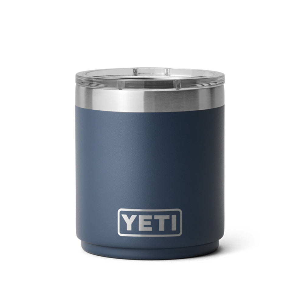 21071507384 TERMO RAMBLER 10oz LOWBALL 2.0 CON CERAMICA TAPA MAGNETICA MARINO MARCA YETI