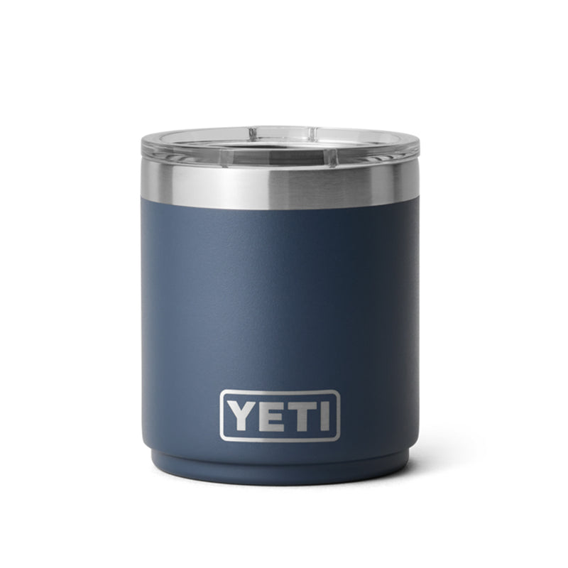 21071507384 TERMO RAMBLER 10oz LOWBALL 2.0 CON CERAMICA TAPA MAGNETICA MARINO MARCA YETI
