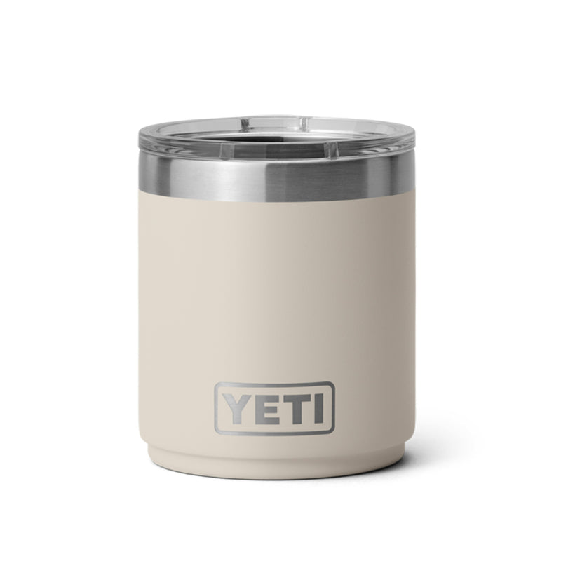 21071507390 TERMO RAMBLER 10oz LOWBALL 2.0 CON CERAMICA TAPA MAGNETICA CAPE TAUPE MARCA YETI