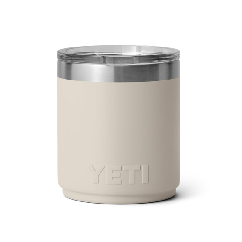 21071507390 TERMO RAMBLER 10oz LOWBALL 2.0 CON CERAMICA TAPA MAGNETICA CAPE TAUPE MARCA YETI