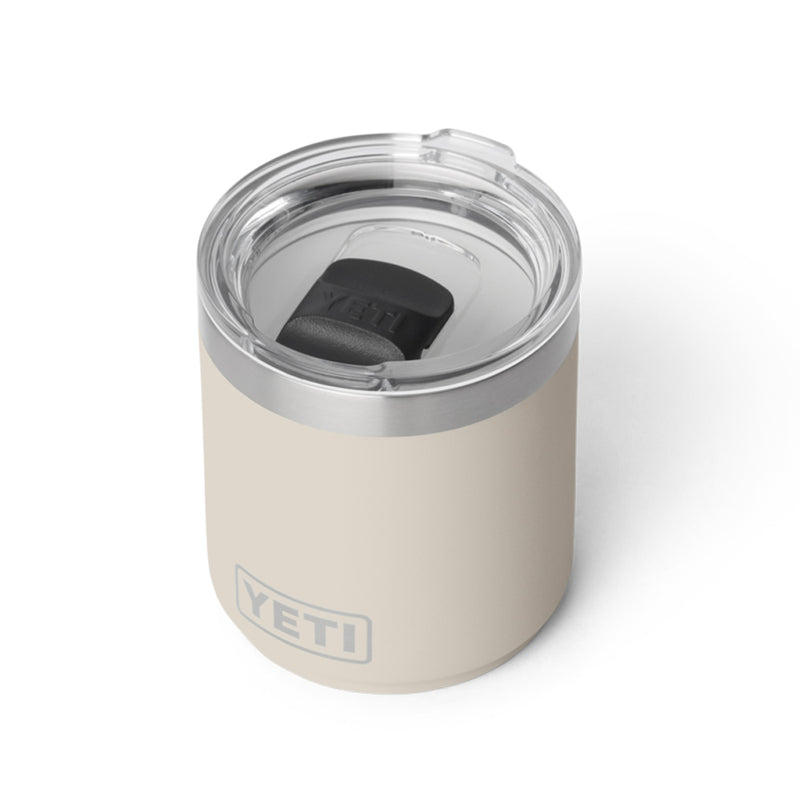 21071507390 TERMO RAMBLER 10oz LOWBALL 2.0 CON CERAMICA TAPA MAGNETICA CAPE TAUPE MARCA YETI