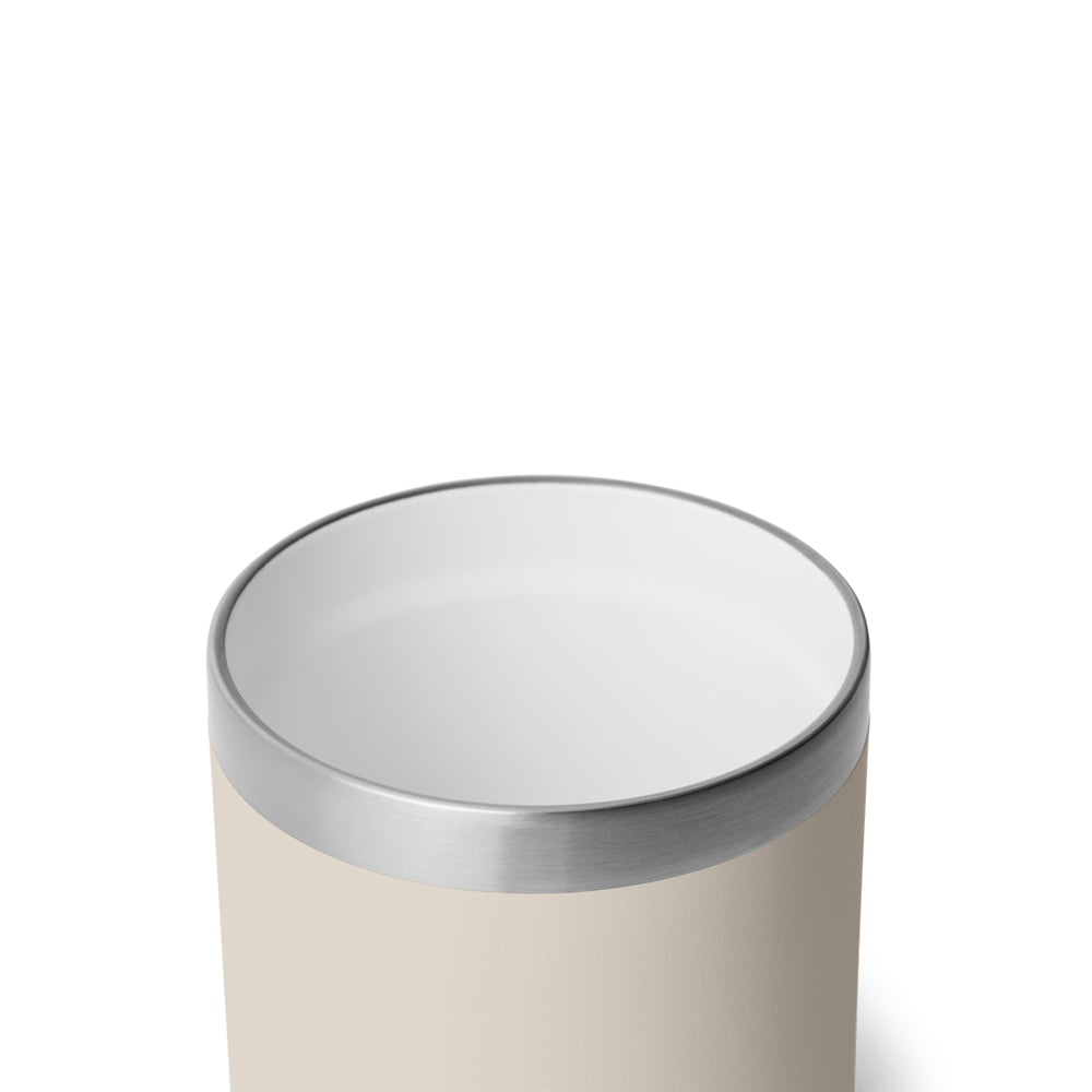 21071507390 TERMO RAMBLER 10oz LOWBALL 2.0 CON CERAMICA TAPA MAGNETICA CAPE TAUPE MARCA YETI