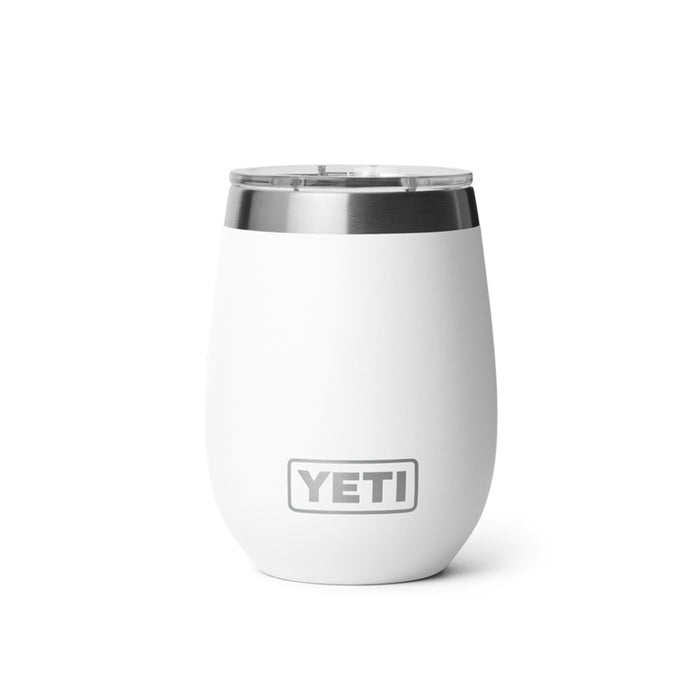 21071507400 TERMO RAMBLER 10oz WINE CON CERAMICA TAPA MAGNETICA BLANCO MARCA YETI