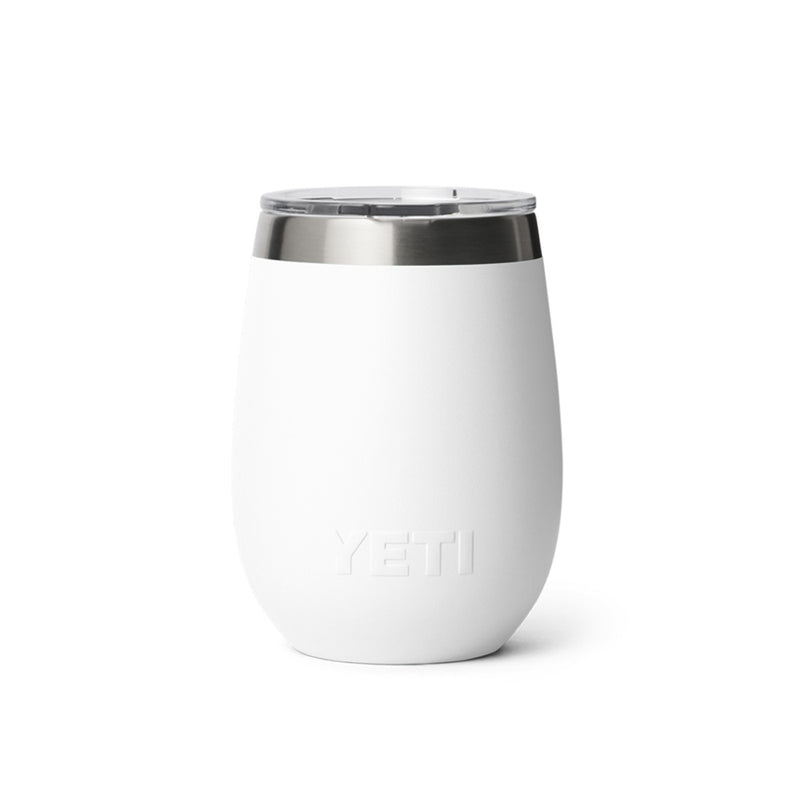 21071507400 TERMO RAMBLER 10oz WINE CON CERAMICA TAPA MAGNETICA BLANCO MARCA YETI