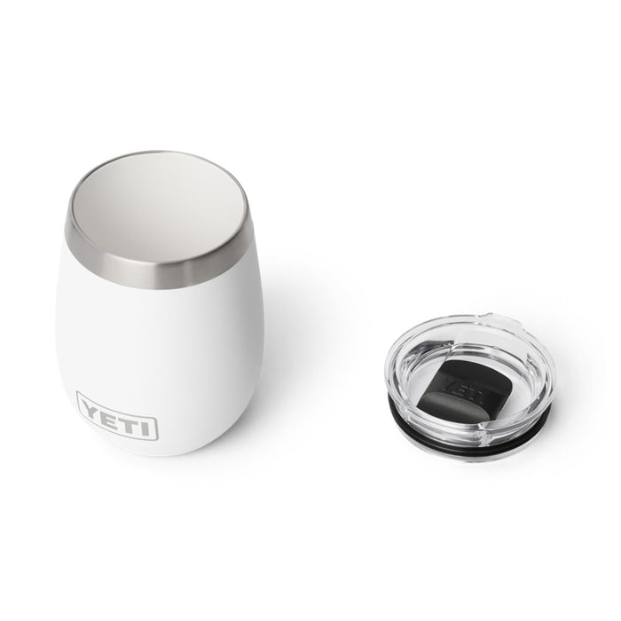 21071507400 TERMO RAMBLER 10oz WINE CON CERAMICA TAPA MAGNETICA BLANCO MARCA YETI