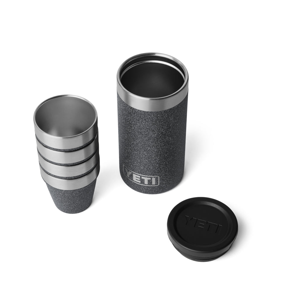 21071507496 VASITOS DE SHOT 4 PIEZAS BLACK STONE MARCA YETI
