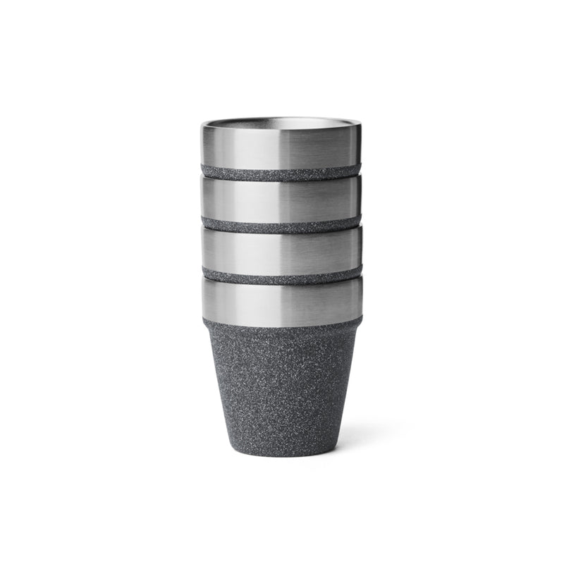 21071507496 VASITOS DE SHOT 4 PIEZAS BLACK STONE MARCA YETI