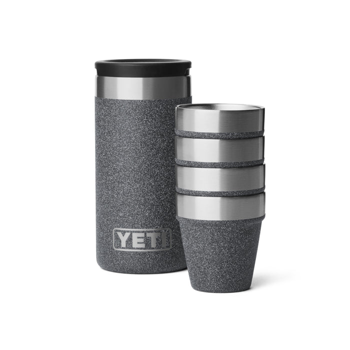 21071507496 VASITOS DE SHOT 4 PIEZAS BLACK STONE MARCA YETI