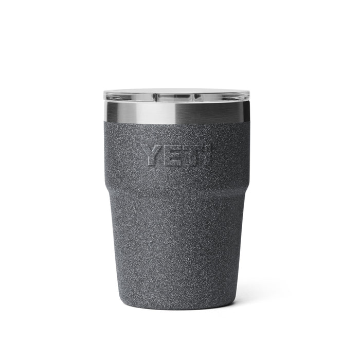 21071507502 TERMO RAMBLER 16oz STACKABLE CUP TAPA MAGNETICA BLACK STONE MARCA YETI