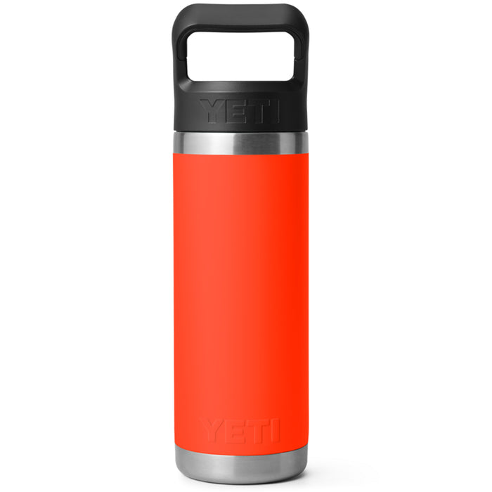 21071507522 TERMO RAMBLER 18oz BOTTLE BLACK STRAW CAP SOLAR FLARE MARCA YETI