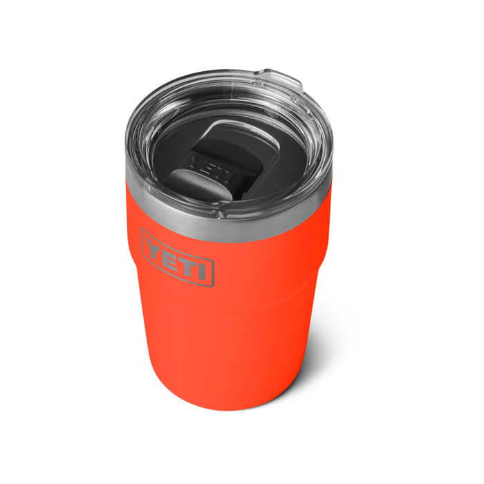 21071507526 TERMO RAMBLER 16oz STACKABLE CUP TAPA MAGNETICA SOLAR FLARE MARCA YETI