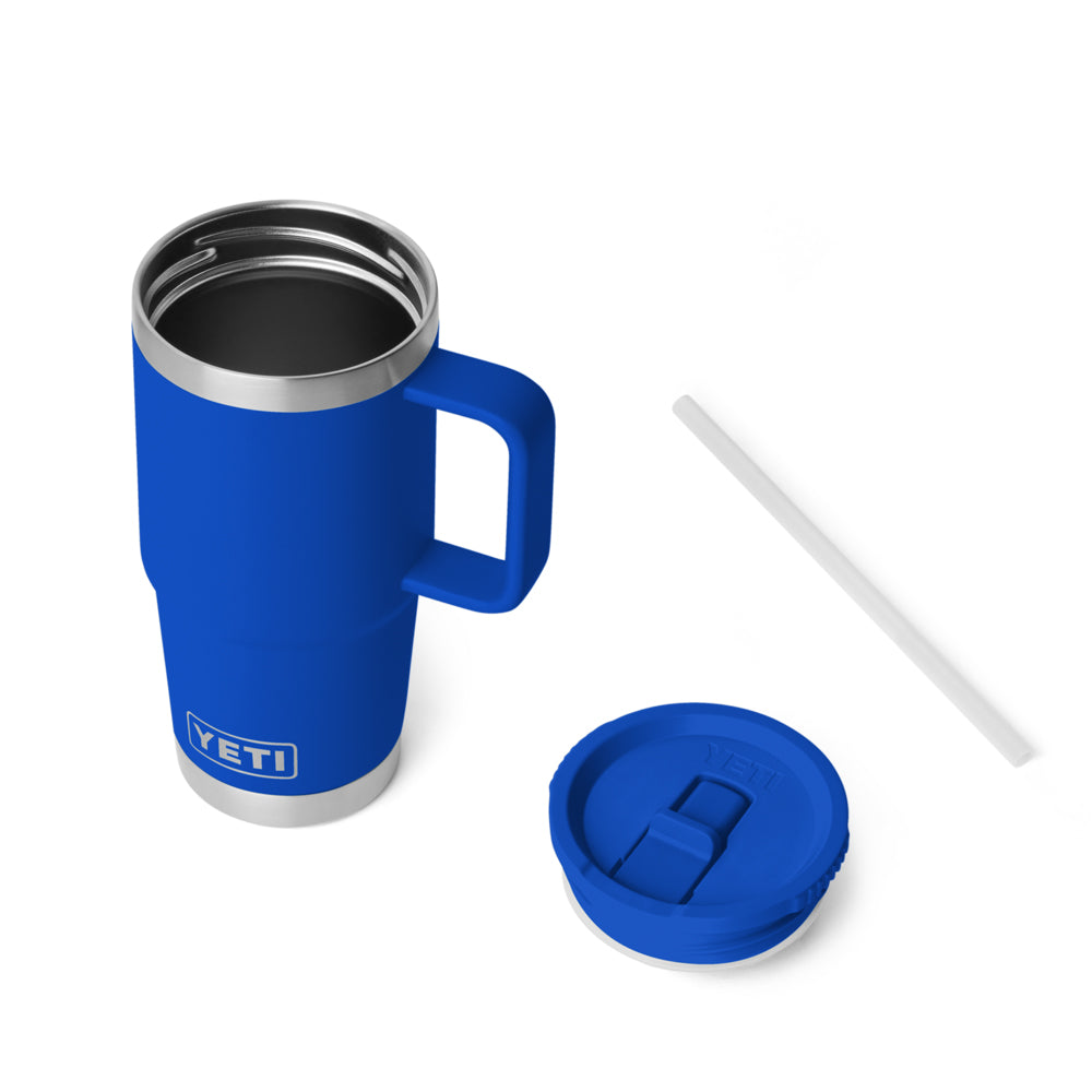 TAZA YETI 20oz TRAVEL STRAW MUG CAP ROYAL BLUE 21071507532