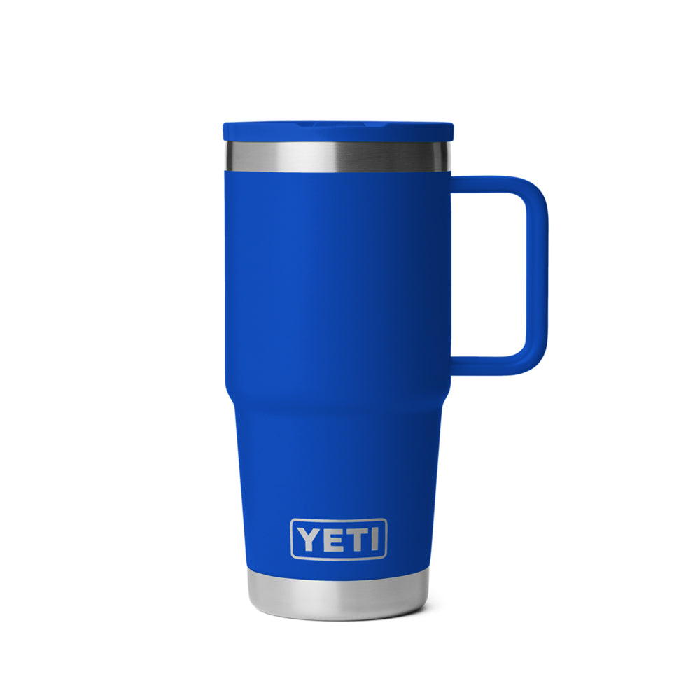 21071507532 TAZA RAMBLER 20oz TRAVEL STRAW MUG CAP COLOR MATCHED ROYAL BLUE MARCA YETI