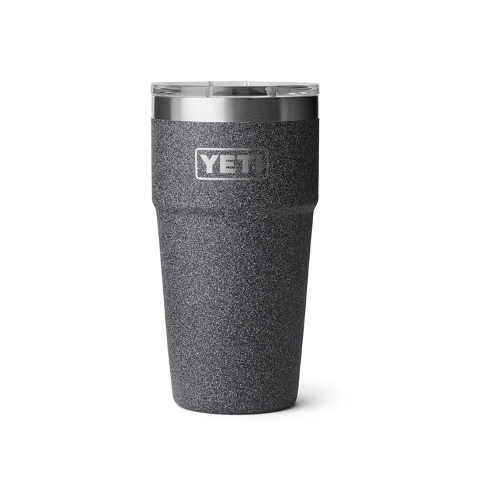 21071507594 TERMO RAMBLER 20oz STACKABLE CUP TAPA MAGNETICA BLACK STONE MARCA YETI