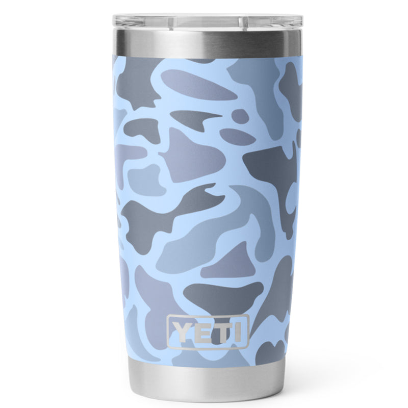 21071507614 TERMO RAMBLER 20oz BLUE CAMO MARCA YETI