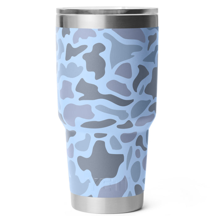 21071507615 TERMO RAMBLER 30oz BLUE CAMO MARCA YETI