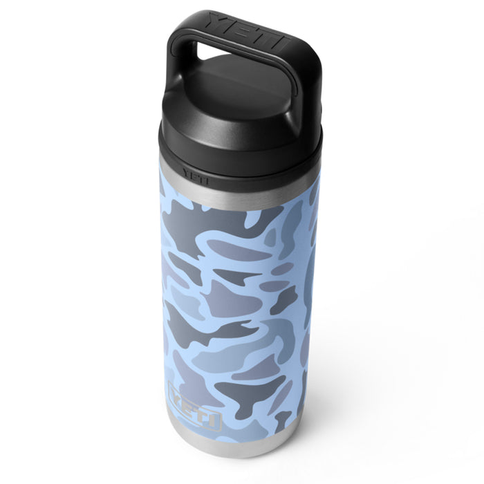 21071507619 TERMO RAMBLER 18oz CHUG CAP BLUE CAMO MARCA YETI