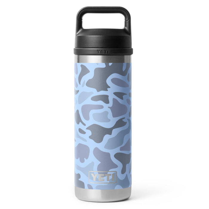 21071507619 TERMO RAMBLER 18oz CHUG CAP BLUE CAMO MARCA YETI