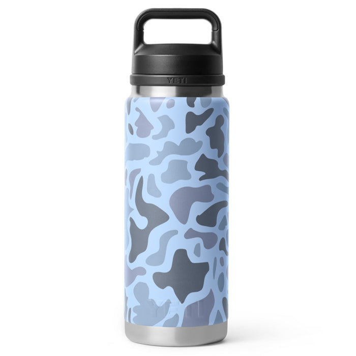 21071507620 TERMO RAMBLER 26oz CHUG CAP BLUE CAMO MARCA YETI