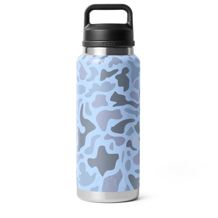21071507621 TERMO RAMBLER 36oz CHUG CAP BLUE CAMO MARCA YETI