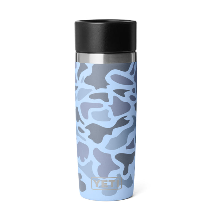 21071507624 TERMO RAMBLER 16oz TRAVEL BOTTLE CON TAPA COMMUTER BLUE CAMO MARCA YETI